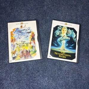 LOT OF TWO DVDS - The Never Ending Story 1 And 2 (DVD) Like New